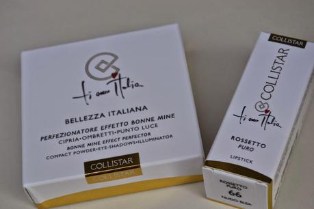 Collistar in collaborazione con Profumerie Sabbioni: Perfezionatore Effetto Bonne Mine, Rossetto Puro Elsa 66 e Nuovo Fondotinta+Correttore Duo Perfezione Totale