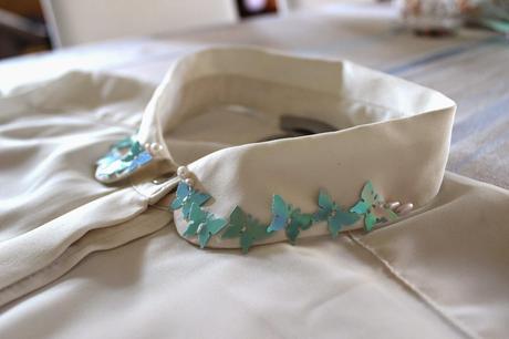 Daddy's DIY - Shirt collar embellishments