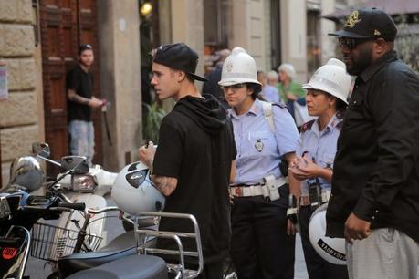 Justin Bieber a Firenze: turista menefreghista
