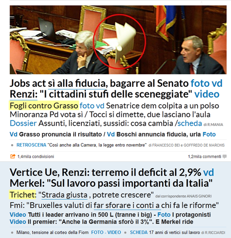 La sceneggiata (al Senato)