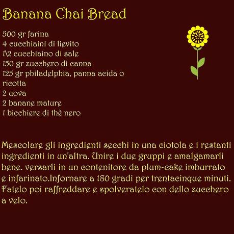 Il Banana Chai Bread e Laura nel Vagone Ristorante