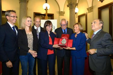 MILANO. Grande festeggiamenti per il Premio “Emilio e Aldo De Martino” consegnato alla famiglia Ottoz per il rispetto dell’etica sportiva.