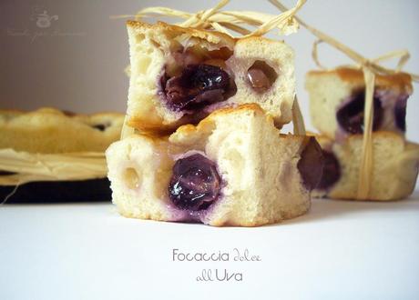 Focaccia dolce all'Uva