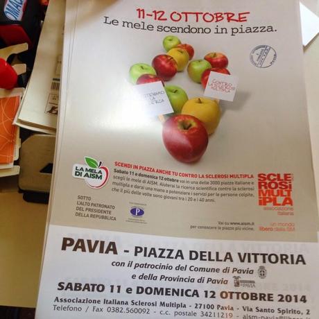 PAVIA. La Mela di AISM torna in 29 piazze italiane sabato 11 e domenica 12 ottobre.