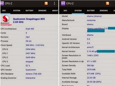 E' ufficiale il chip Snapdragon 805 di Qualcomm sul Motorola Nexus 6