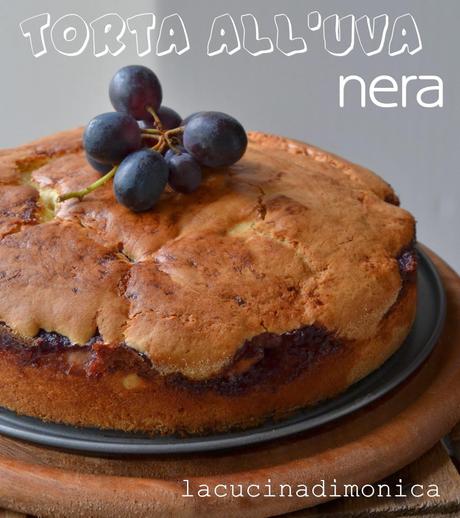 torta all'uva nera e la storia della volpe e l'uva