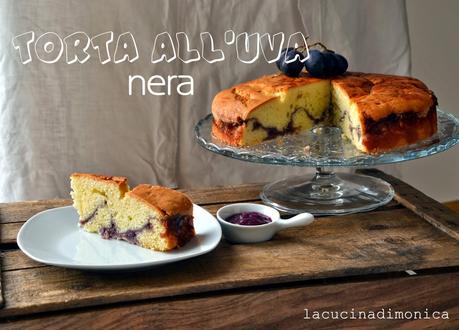 torta all'uva nera e la storia della volpe e l'uva