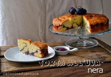 torta all'uva nera e la storia della volpe e l'uva