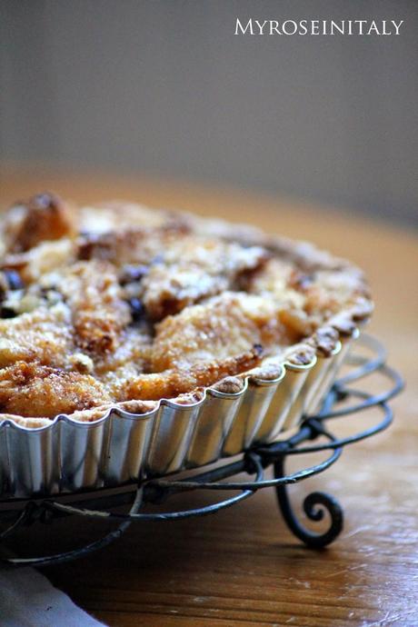 Crostata mele, uvetta e pinoli