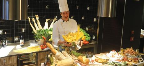 Lo chef Fabio Mariuzzo del BHR Treviso Hotel e di DiVino Osteria Trevigiana