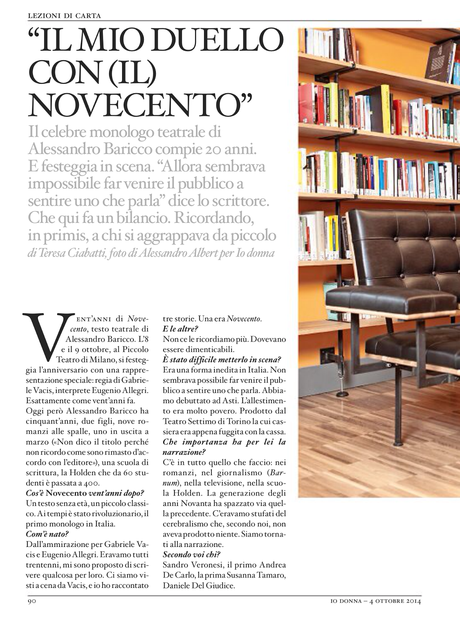 Rassegna dei Libri - 40° settimana - dal  2 ottobre al  8 ottobre 2014