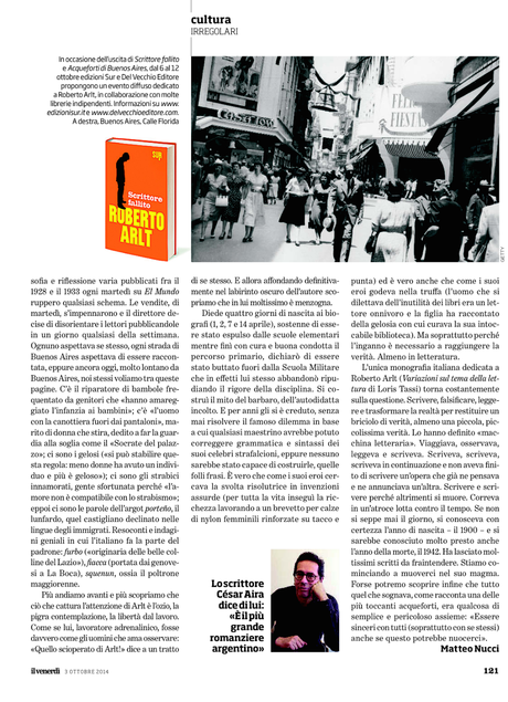 Rassegna dei Libri - 40° settimana - dal  2 ottobre al  8 ottobre 2014