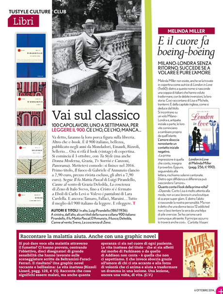 Rassegna dei Libri - 40° settimana - dal  2 ottobre al  8 ottobre 2014