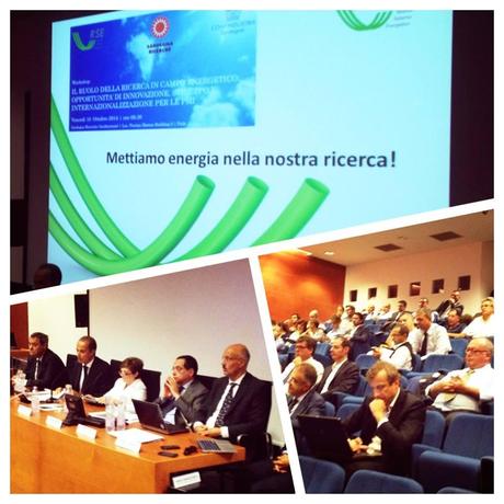 Workshop: “Il ruolo della ricerca in campo energetico: Opportunità di innovazione, sviluppo e internazionalizzazione per le PMI”.