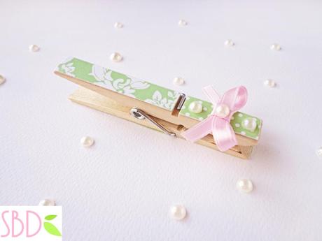 Mollette decorate Shabby - Shabby Clothespins Decoration