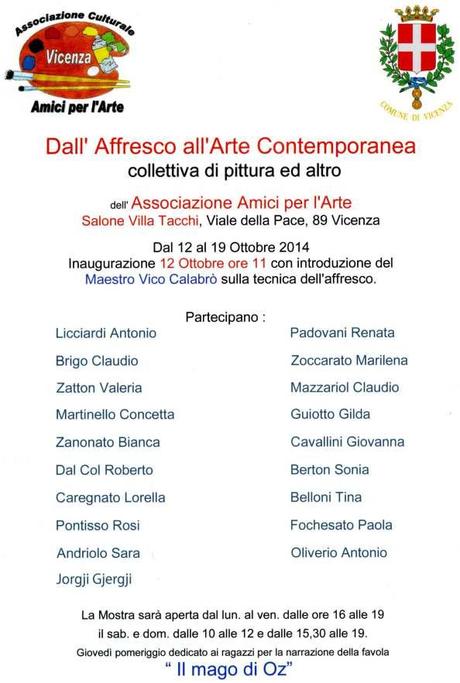 dall'affresco all'arte contemporanea_vicenza