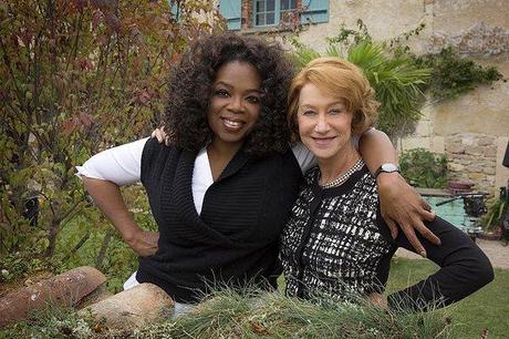 Helen Mirren con Oprah Winfrey, co-produttrice del film