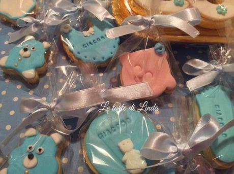 Cupcakes e biscotti decorati Battesimo