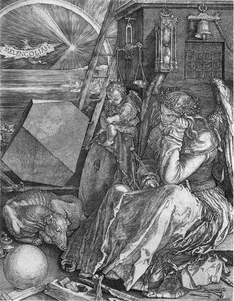 Albrecht Dürer. Melencolia I (1514) Bulino, mm 239 x 168 con piccoli margini