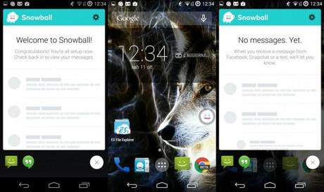 download 22 600x355 Snowball Beta: un centro di notifiche su Android news applicazioni  play store google play store 