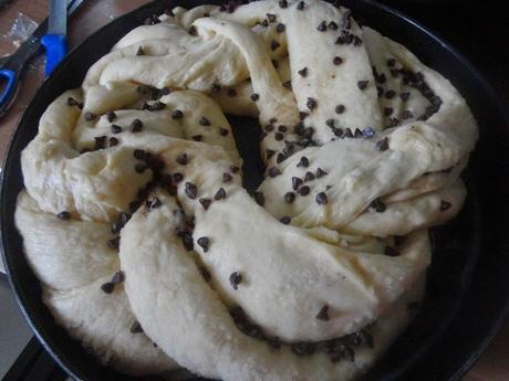 Torta Angelica con gocce di gioccolato