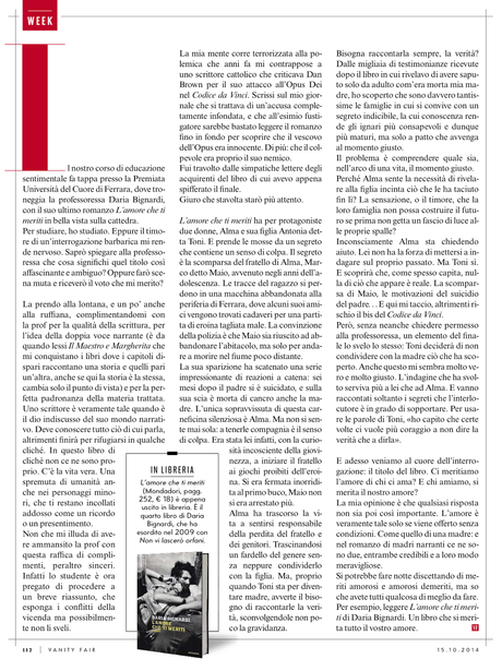 Rassegna dei Libri - 41° settimana - dal  9 ottobre al 15 ottobre 2014