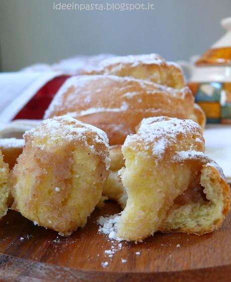 Chiocciole di Brioche con Marmellata di Castagne