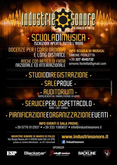 Nasce  Industrie Sonore  in provincia di Frosinone