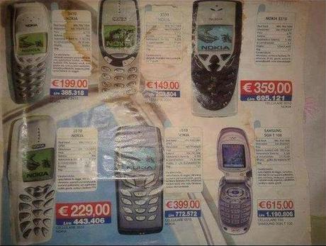 prezzi-cellulari vecchi
