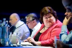 Il ministro della Salute belga, Maggie De Block (aldeparty.eu)