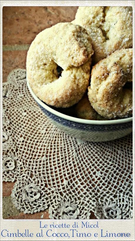 CIAMBELLE AL COCCO,TIMO E LIMONE