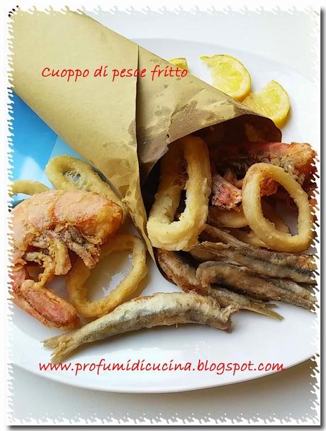 Cuoppo di pesce fritto