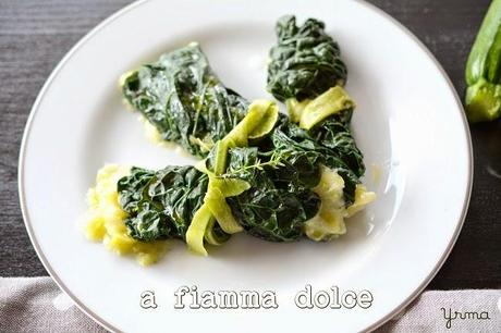 Involtini di cavolo nero alle zucchine