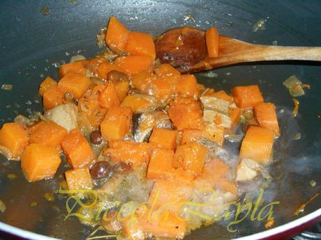 tagliolini saraceni funghi e zucca (2)b