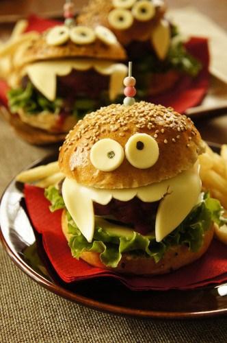 hamburger halloween