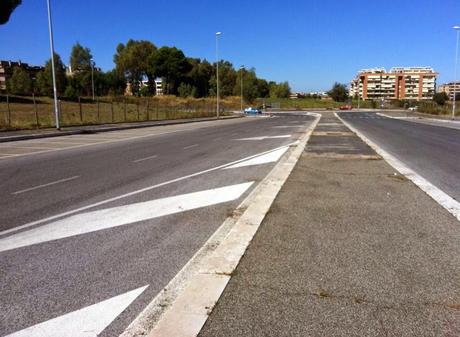 Retake Roma. Le piante infestanti si stanno impossessando di tutti i marciapiedi. A Ponte di Nona ci pensano i cittadini