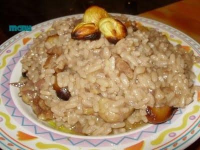 Risotto con le castagne