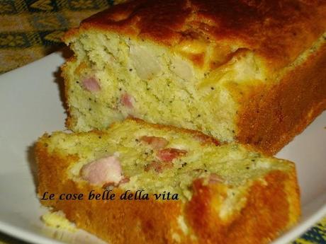 Plum-cake carciofi e pancetta