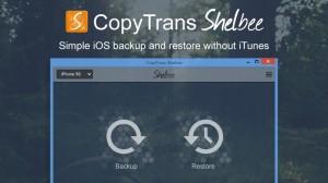 CopyTrans Shelbee: backup e ripristino iPhone senza iTunes