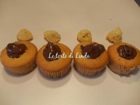 Muffins con cuore di nutella