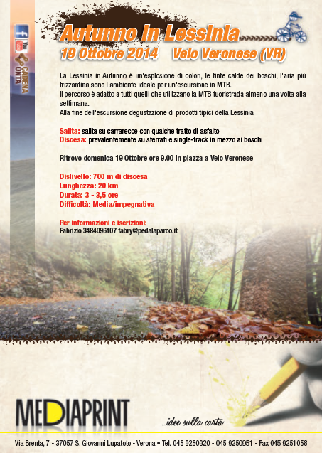 Autunno in Lessinia, escursione in MTB