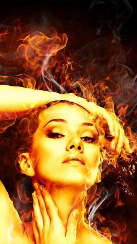 Ecco tre sfondi per iPhone 6/6 Plus e iPhone 5/5S/5C Fire Beauty-iPhone 6 plus