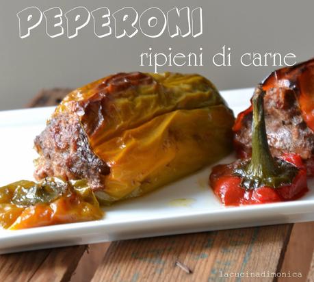 peperoni ripieni di carne