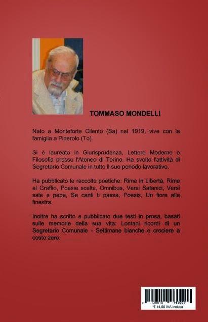 In anteprima assoluta,  la nuova silloge poetica di Tommaso Mondelli