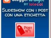 Slideshow personalizzabile post recenti vecchi determinata etichetta