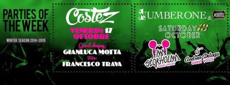 #Costez: 17/10 Gianluca Motta (dj) + Francesco Trava (MC) @ Hotel Costez (Cazzago San Martino, Bs)