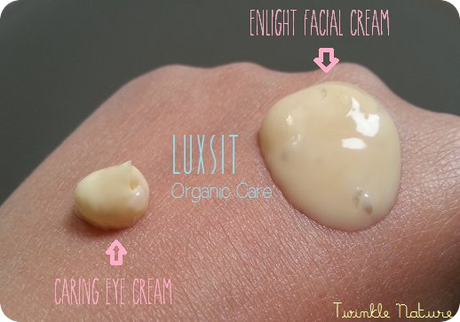 REVIEW:  {LUXSIT Organic Care} - Enlight Facial Cream & Caring Eye Cream
