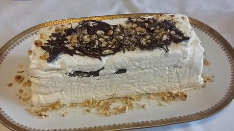 Viennetta fatta in casa....più facile di quello che sembra!! Fatta con panna vegetale!