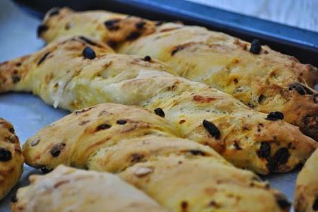 Filoncini di pane alle bacche di Goji