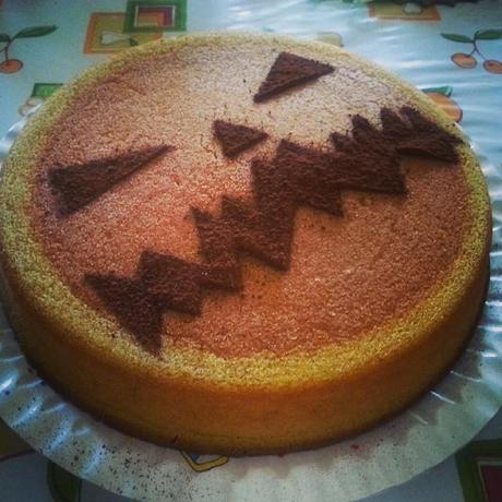 Torta di zucca per Halloween. Semplice e veloce.